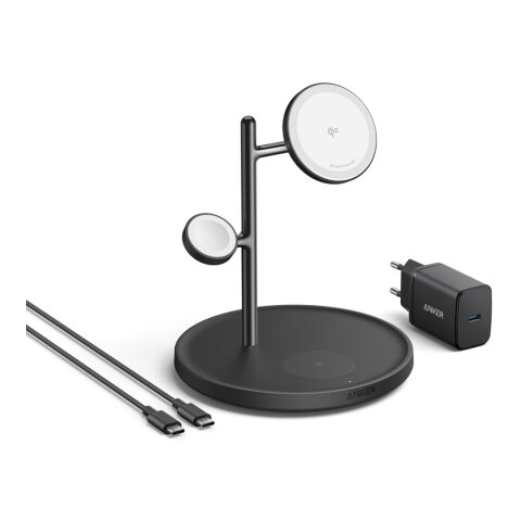 Support de recharge sans fil 3-en-1 Anker MagGo noir
