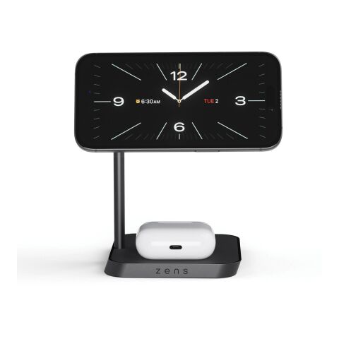 ZENS Chargeur de bureau 2 noir | sans marquage | non disponible | non disponible
