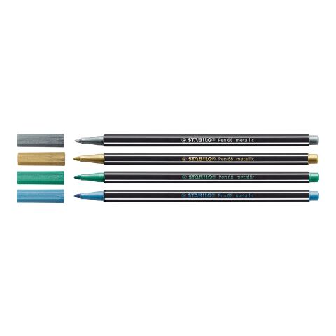 STABILO Pen 68 metallic stylo feutre Set sans marquage