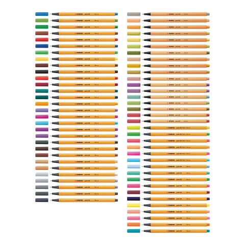 STABILO point 88 feutre à pointe fine Set de 6 sans marquage