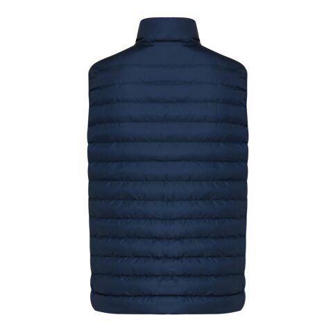Bodywarmer homme en polyester recyclé Iqoniq Meru bleu marine | XXL