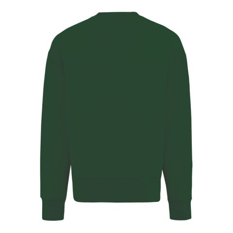 Sweater à col rond en coton recyclé Iqoniq Kruger vert forêt | S | sans marquage | non disponible | non disponible | non disponible