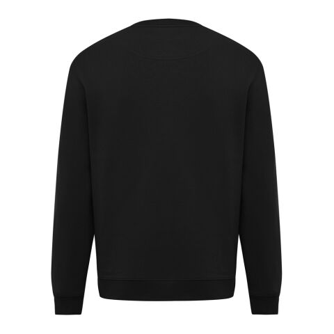 Sweater à col rond en coton recyclé IQONIQ Torla noir | XS