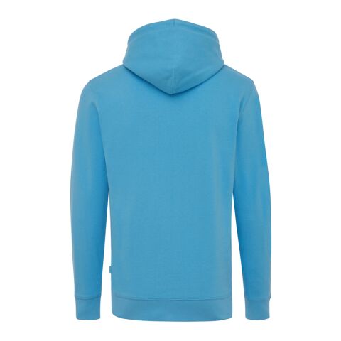 Sweat à capuche en coton recyclé Iqoniq Jasper Bleu Tranquille | XS | sans marquage | non disponible | non disponible | non disponible
