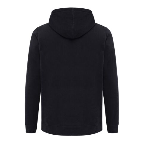 Polaire à capuche en polyester recyclé Iqoniq Trivor noir | 5XL | sans marquage | non disponible | non disponible | non disponible