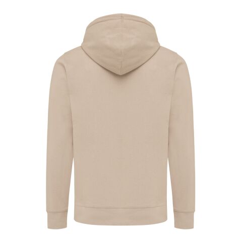 Sweat à capuche avec zip en coton recyclé Iqoniq Abisko désert | XXL | sans marquage | non disponible | non disponible | non disponible