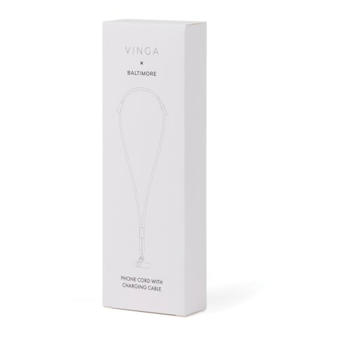 VINGA Baltimore RCS Cordon pour téléphone avec câble de char noir | sans marquage | non disponible | non disponible