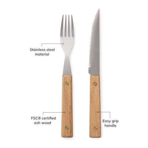 VINGA Set de couverts 8pcs Paso marron | sans marquage | non disponible | non disponible