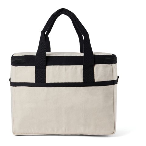 VINGA Panier isotherme en toile recyclée AWARE™ Volonne blanc cassé-noir | sans marquage | non disponible | non disponible | non disponible