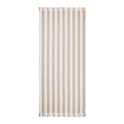 VINGA Serviette hammam GRS Ornos beige-blanc | sans marquage | non disponible | non disponible | non disponible