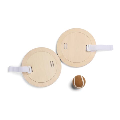 VINGA Jeu de raquettes scratch avec balle marron | sans marquage | non disponible | non disponible
