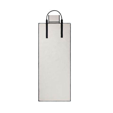 VINGA Tapis de plage en toile recyclée AWARE™ Volonne blanc cassé-noir | sans marquage | non disponible | non disponible | non disponible