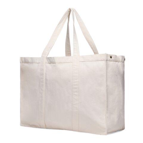 VINGA Grand tote bag en toile recyclée AWARE™ Hilo blanc cassé | sans marquage | non disponible | non disponible | non disponible