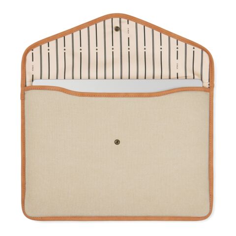 VINGA Bosler Housse ordinateur 16" en toile recyclée GRS marron | sans marquage | non disponible | non disponible