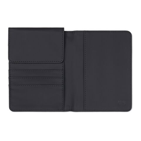 VINGA Baltimore Etui passeport anti-RFID en PU recyclé RCS noir | sans marquage | non disponible | non disponible