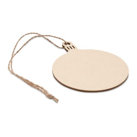 Décoration forme boule en MDF bois | sans marquage | non disponible | non disponible