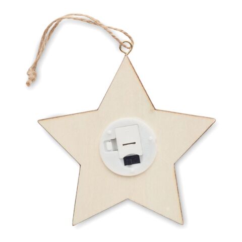 Suspension étoile MDF avec led bois | sans marquage | non disponible | non disponible