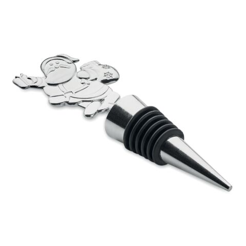 Bouchon motif Noël argent mate | sans marquage | non disponible | non disponible