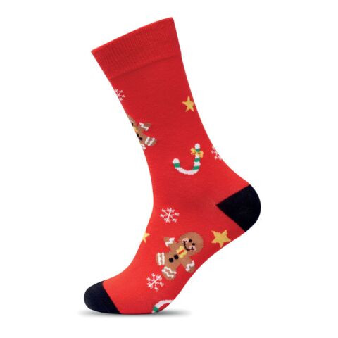 Paire de chaussettes de Noël M rouge | sans marquage | non disponible | non disponible | non disponible