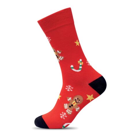 Paire de chaussettes de Noël L rouge | sans marquage | non disponible | non disponible | non disponible