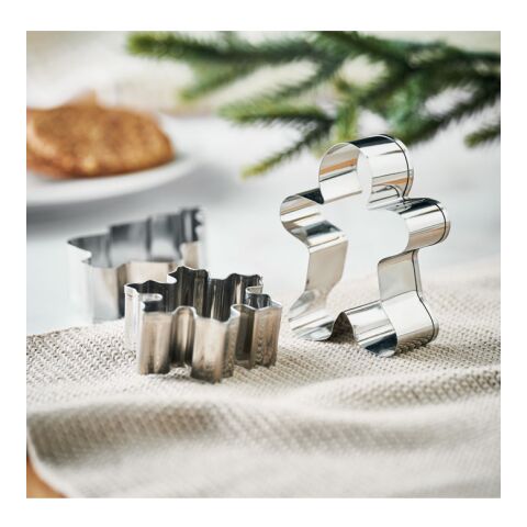 Set d'emporte-pièces de Noël beige