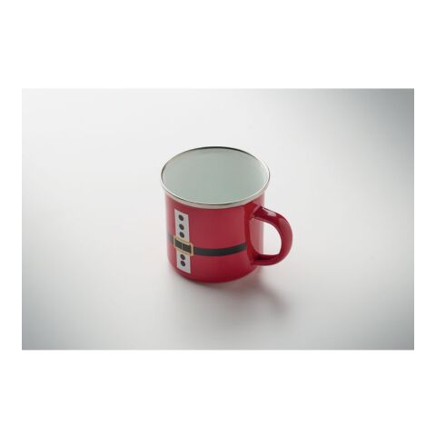 Mug vintage Père Noël 300ml. rouge