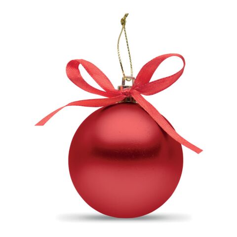 Coffret de boule de Noël rouge