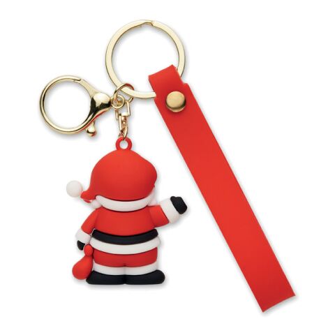 Porte-clés charm Père Noël rouge