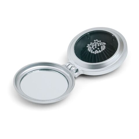 Brosse/miroir pliable argent | sans marquage | non disponible | non disponible
