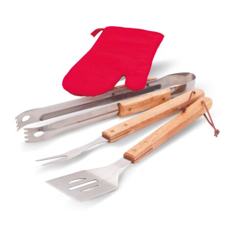 Tablier gants et outils BBQ noir | sans marquage | non disponible | non disponible | non disponible