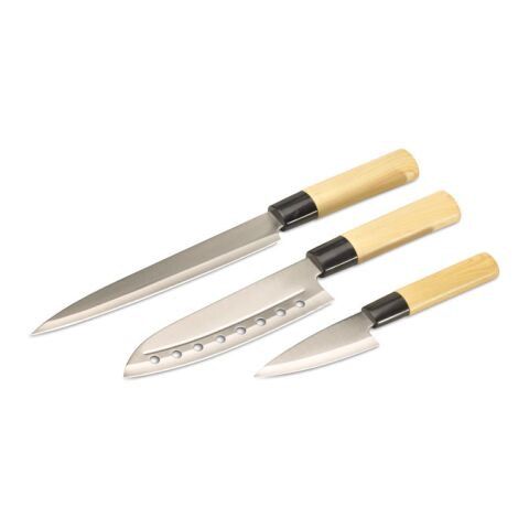 Set 3 couteaux style japonais multicolore | sans marquage | non disponible | non disponible | non disponible