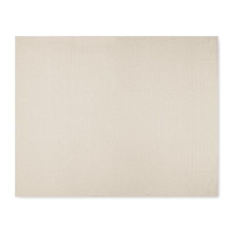Couverture en coton 350 gr/m² beige | sans marquage | non disponible | non disponible | non disponible