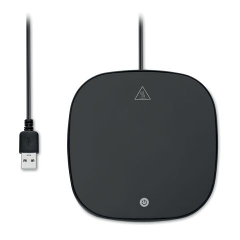 Chauffe-tasse en ABS noir | sans marquage | non disponible | non disponible