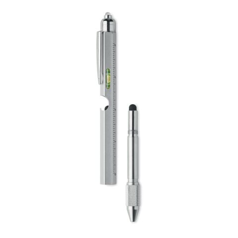 Stylo Niveau et lampe argent mate | sans marquage | non disponible | non disponible