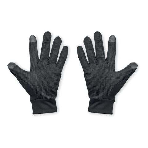 Gants de sport tactiles noir | sans marquage | non disponible | non disponible | non disponible