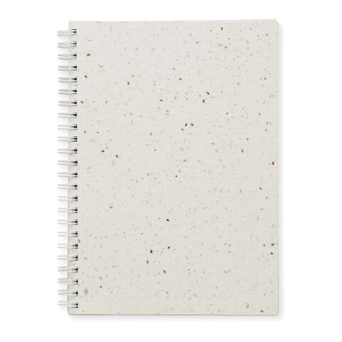 Carnet A5 couv. papier semence blanc | sans marquage | non disponible | non disponible