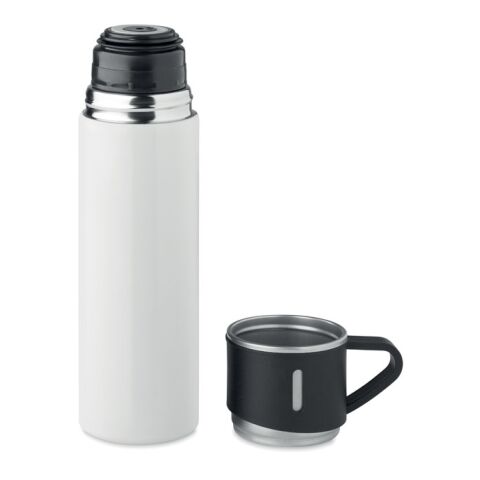 Bouteille double paroi 420 ml blanc | sans marquage | non disponible | non disponible | non disponible