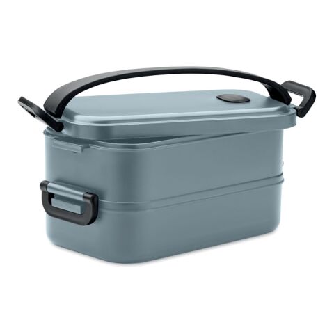 Boîte à lunch en PP recyclé petrole | sans marquage | non disponible | non disponible | non disponible