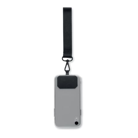 Sangle en polyester téléphone noir | sans marquage | non disponible | non disponible | non disponible