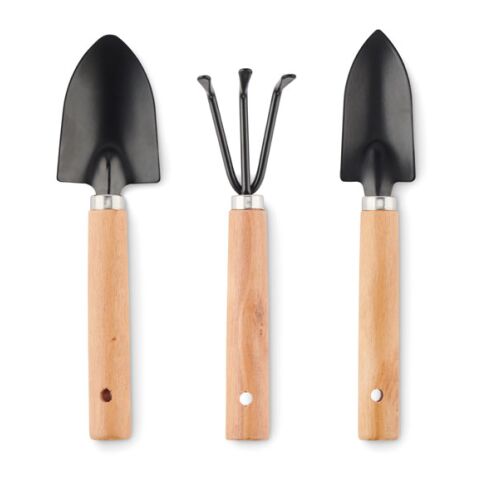 3 outils de jardinage noir | sans marquage | non disponible | non disponible | non disponible