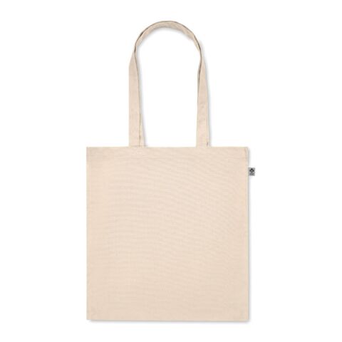 Sac shopping en coton bio couleur naturelle beige | sans marquage | non disponible | non disponible | non disponible