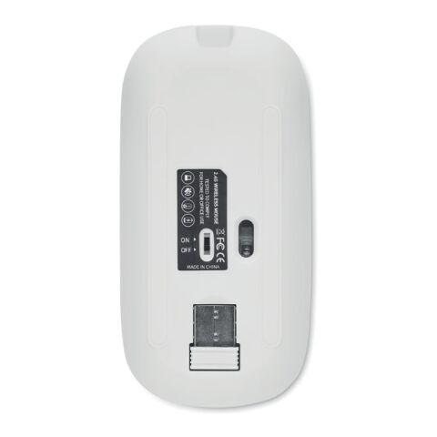 Souris sans fil rechargeable blanc | sans marquage | non disponible | non disponible