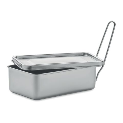 Lunchbox en acier inox argent | sans marquage | non disponible | non disponible | non disponible