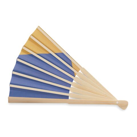 Eventail à motif de drapeau bleu | sans marquage | non disponible | non disponible