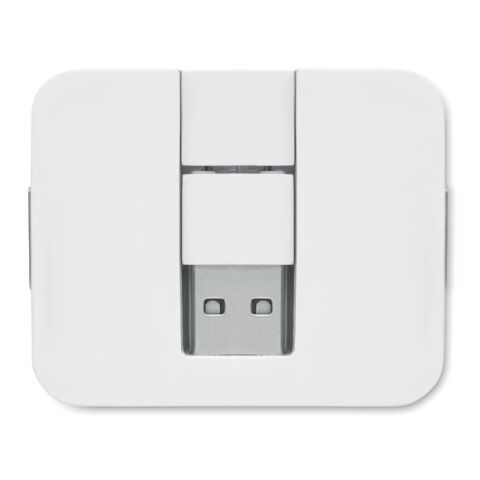 Hub USB 4 ports et câble 20cm blanc | sans marquage | non disponible | non disponible | non disponible