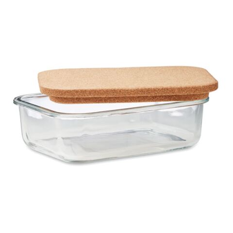 Lunchbox en verre &amp; liège transparent | sans marquage | non disponible | non disponible | non disponible