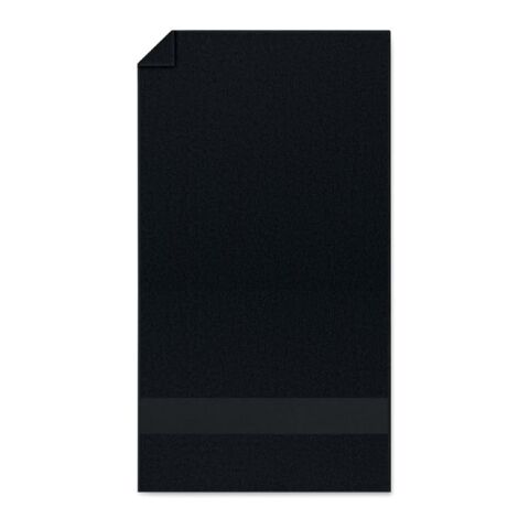 Serviette de bain 50x30cm noir | sans marquage | non disponible | non disponible | non disponible