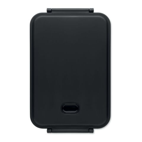 Lunch box PP recyclé 2200 ml noir | sans marquage | non disponible | non disponible | non disponible