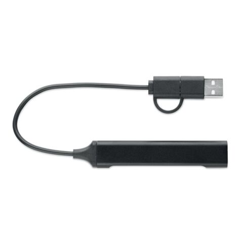 Hub USB 4 ports 19 cm noir | sans marquage | non disponible | non disponible | non disponible