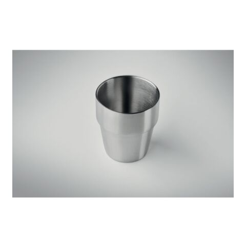 Gobelet double paroi 250 ml argent mate | sans marquage | non disponible | non disponible | non disponible